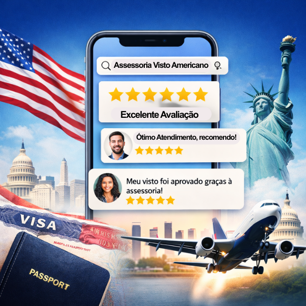 Imagem ilustrativa para o artigo As empresas de visto americano com maior reputação online da Genuína Conexão